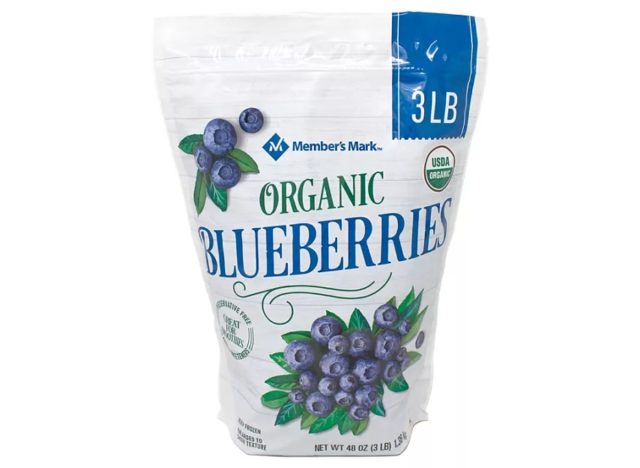 member's mark frozen organic blueberries