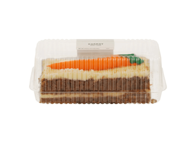 carrot cake from publix in plastic container