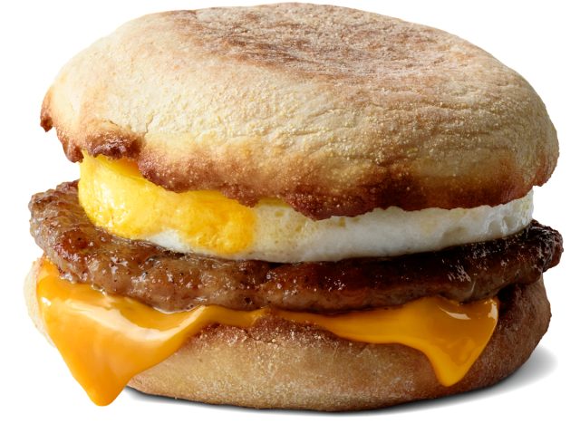 McDonald's Sausage McMuffin with Egg