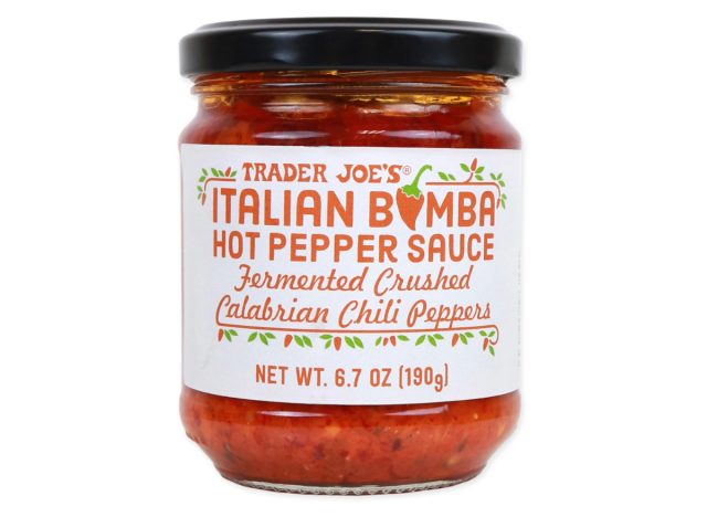 trader joe's italian bomba hot pepper sauce