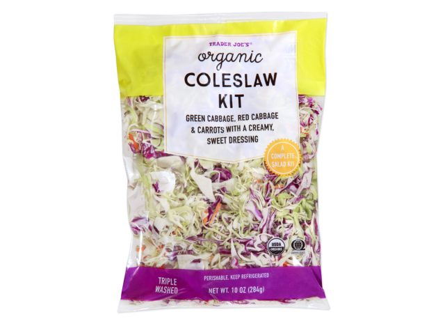 trader joe's organic coleslaw kit