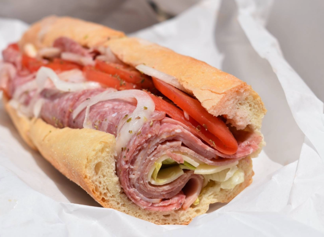 italian sub from white house subs