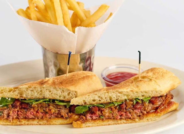 The Cheesecake Factory Bistro Burger and fries