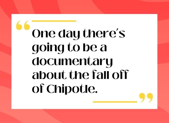 Chipotle fall off pull quote