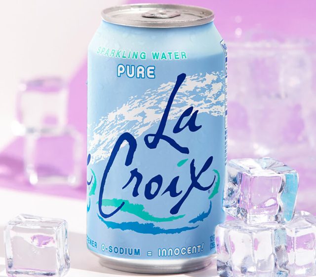 A can of the pure flavor of LaCroix sparkling water