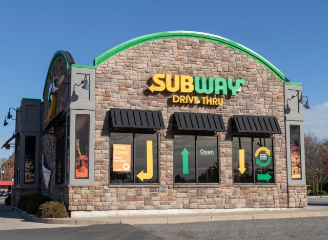 Subway storefront