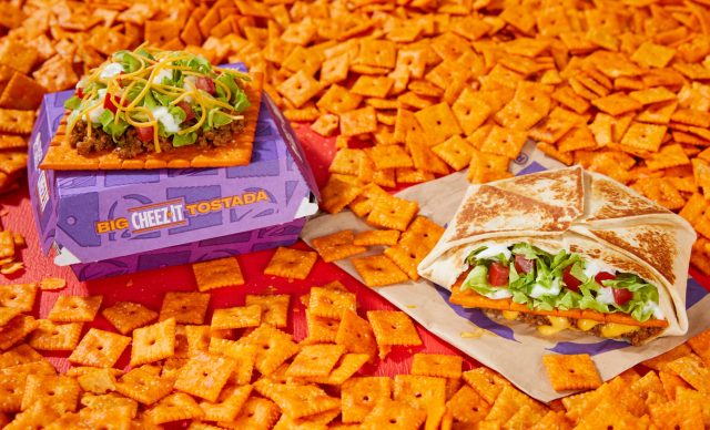Taco Bell Cheez-It Crunchwrap and Tostada