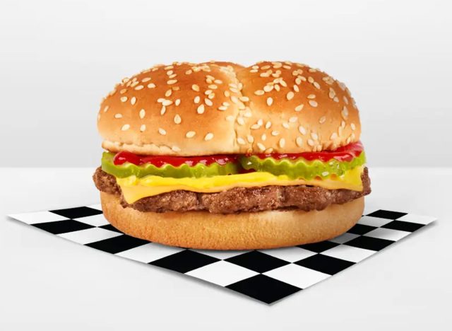 Checker's All American Cheeseburger