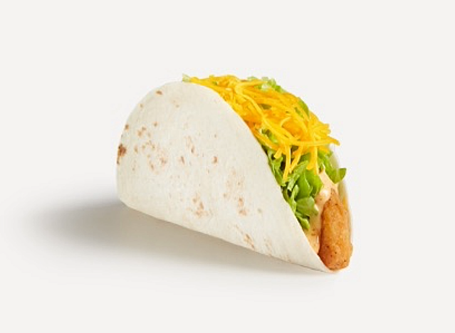 del taco crispy habanero chicken taco