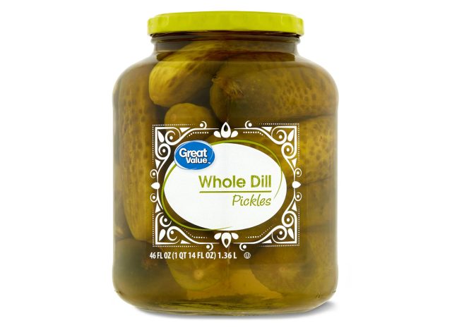 Great Value Kosher Whole Dill Pickles