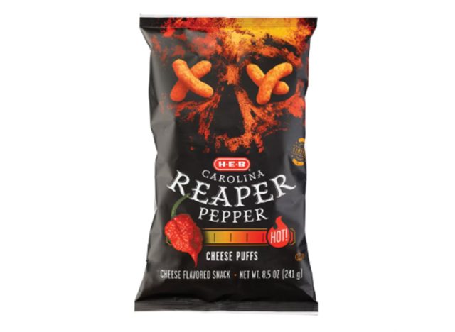 H‑E‑B Carolina Reaper Pepper Cheese Puffs