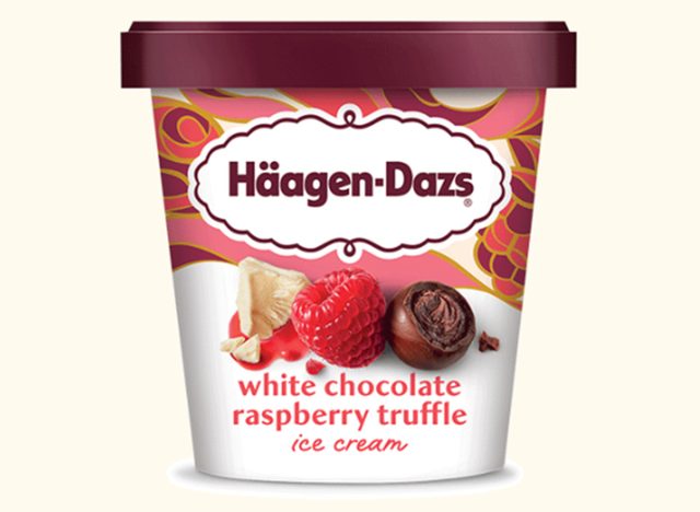 Häagen-Dazs: White Chocolate Raspberry Truffle