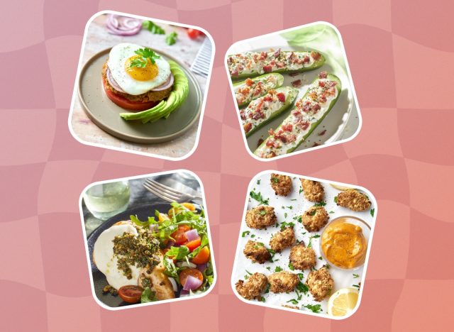 concept of keto meal plan recipes for weight loss