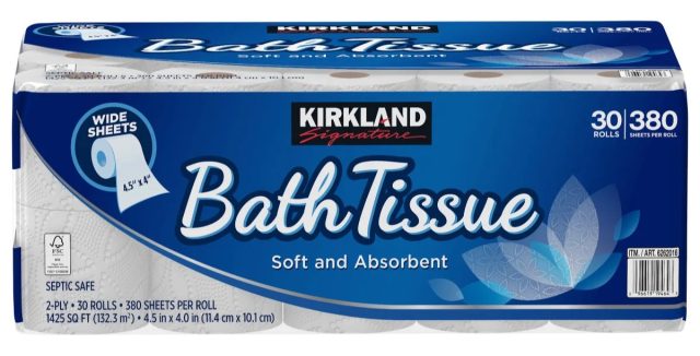 kirkland signature bath tissue