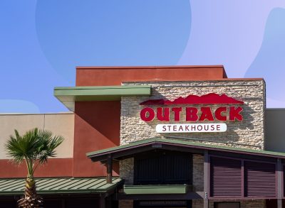 front of an Outback Steakhouse