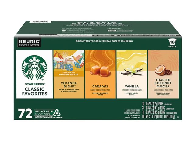 starbucks spring variety k-cup coffee pods