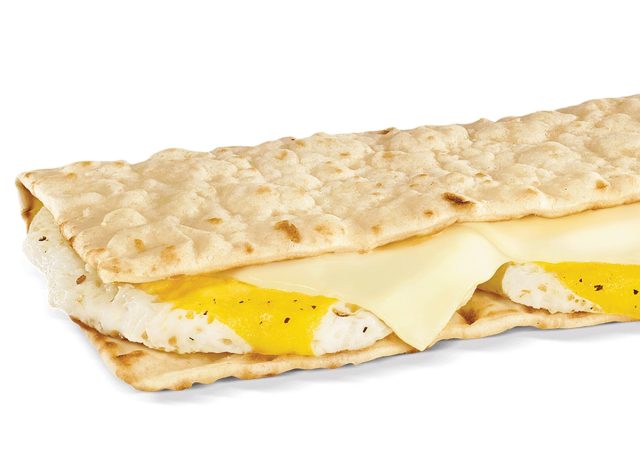 Subway Egg and Cheese Flatbread