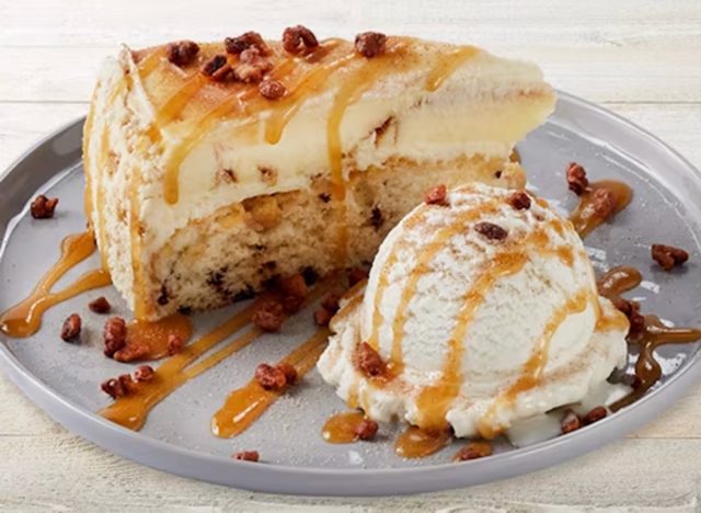 TGI Friday's Cinnabon Caramel Pecan Cheesecake