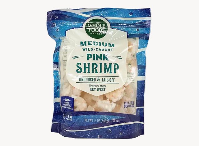 Whole Foods Market Medium Wild-Caught Pink Shrimp 