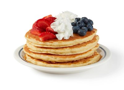 IHOP Fresh Red, White & Blueberry Pancakes