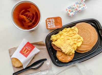 McDonald's breakfast platter