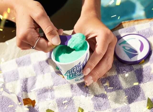 Taco Bell Baja Blast Gelato