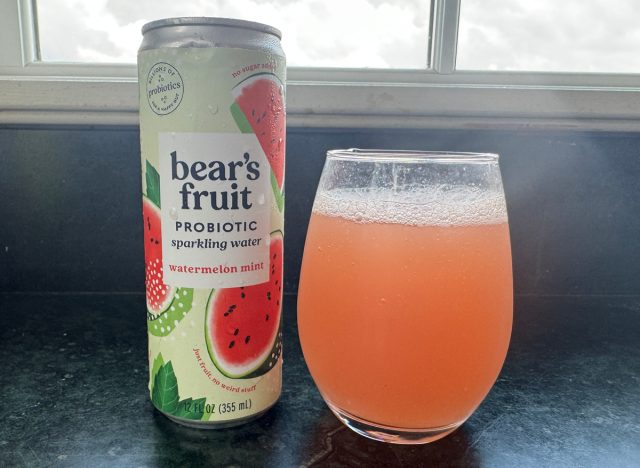 bears fruit probiotic sparkling water taste test