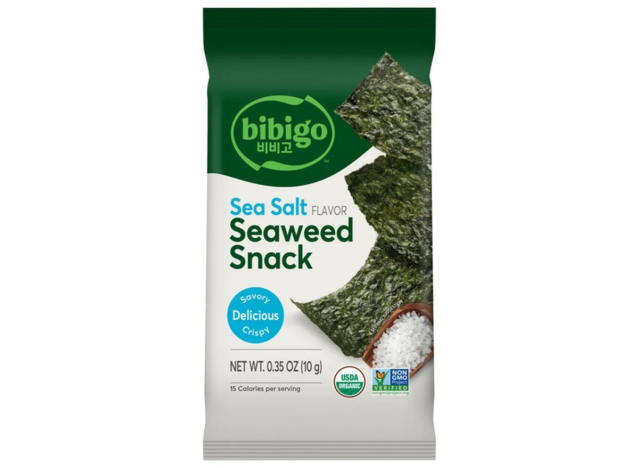 bibigo seaweed snack package