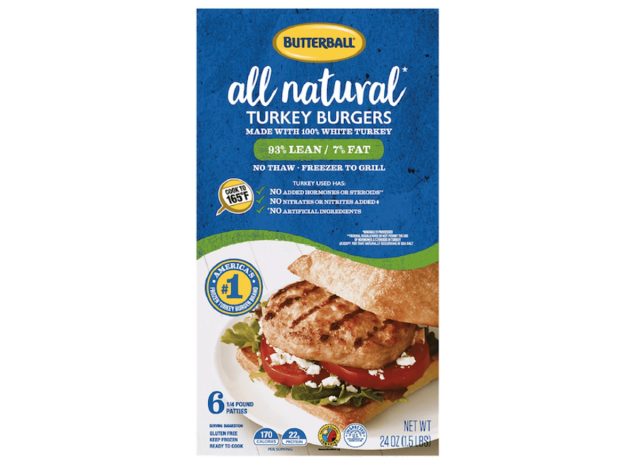 Butterball All Natural 100% White Meat Turkey Burgers