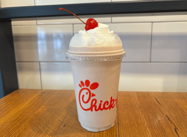 chick fil-a chocolate milkshake