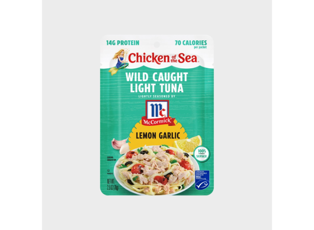 chicken of sea lemon garlic tuna packet