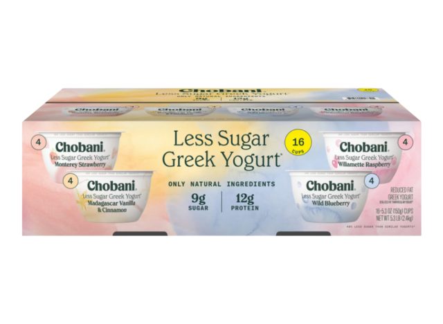 chobani less sugar greek yogurt