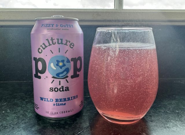 culture pop wild berries and lime probiotic soda taste test