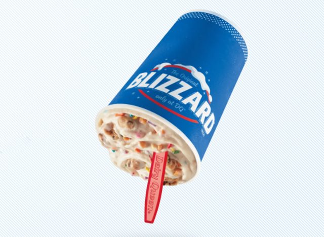 Dairy Queen Large Peanut Butter Cookie Dough Party Blizzard