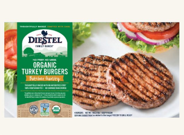 Diestel Quarter Pound Frozen Turkey Burgers