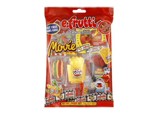 e frutti movie gummy candy bag