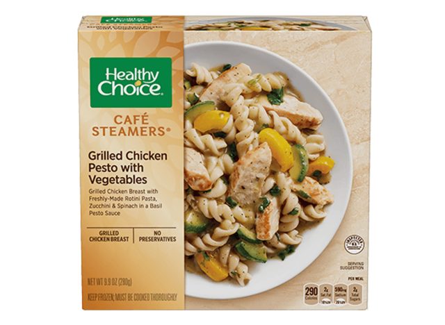 Healthy Choice Cafe Steamers Grilled Chicken Pesto with Vegetables 