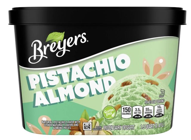 Breyers new Pistachio Almond frozen dessert