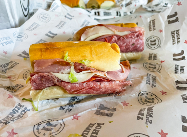 jimmy johns italian mix on a wrapper