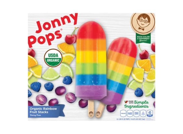 jonny pops rainbow ice pops