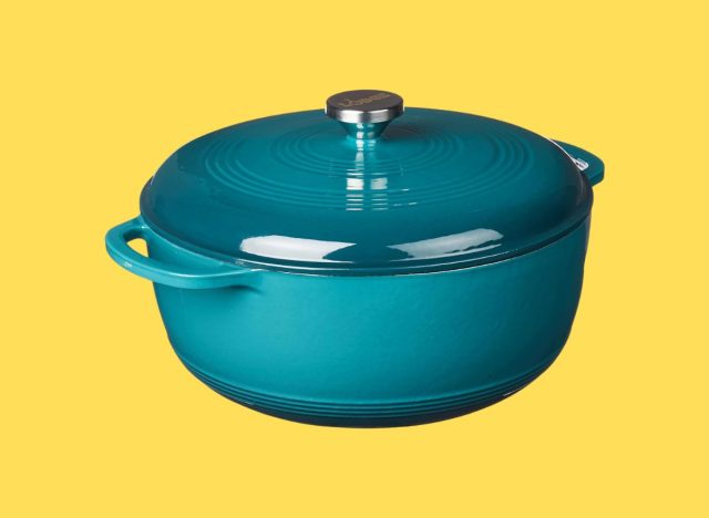 Lodge 7.5 Quart Enameled Cast Iron Dutch Oven with Lid