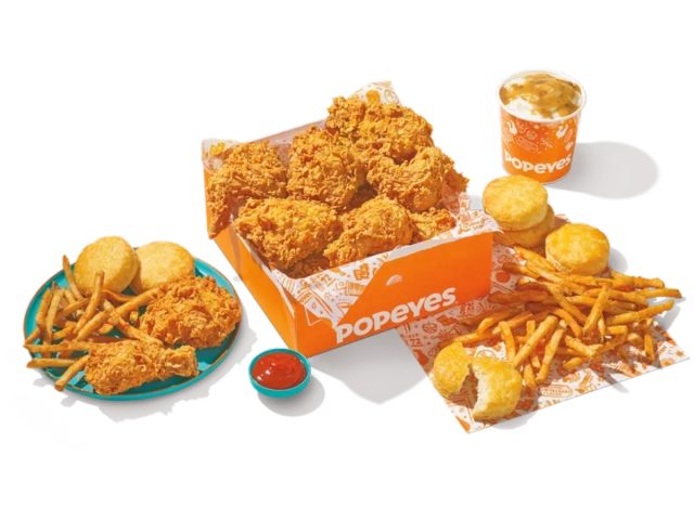 popeyes 12-piece chicken family meal