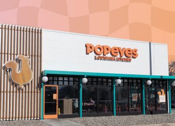 Popeyes storefront design