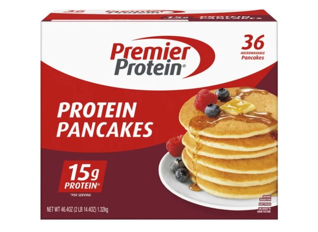 box of premier protein pancakes