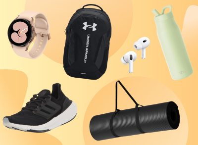 Amazon Prime Day fitness gear, apparel, and equipment collage