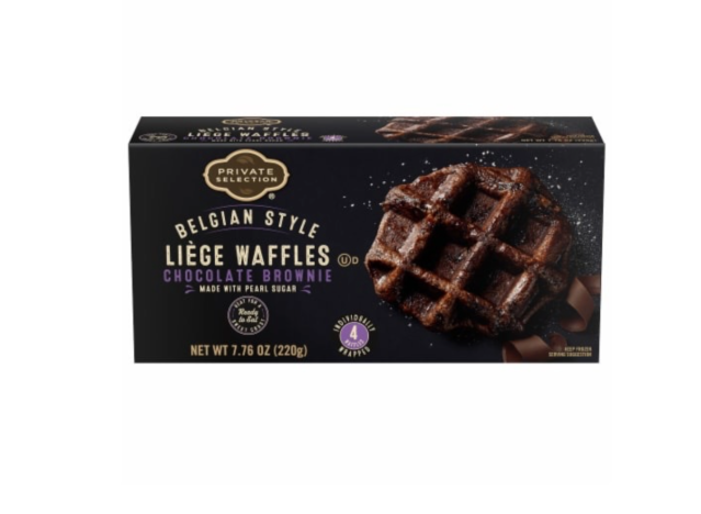 private selection chocolate brownie liege waffles box