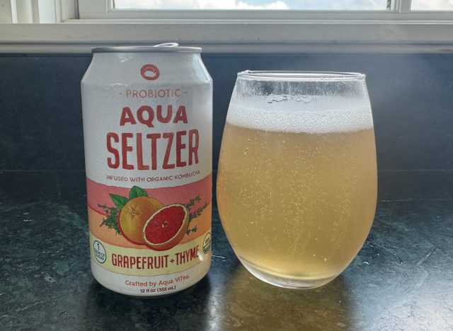 aqua vitea aqua seltzer grapefruit and thyme taste test