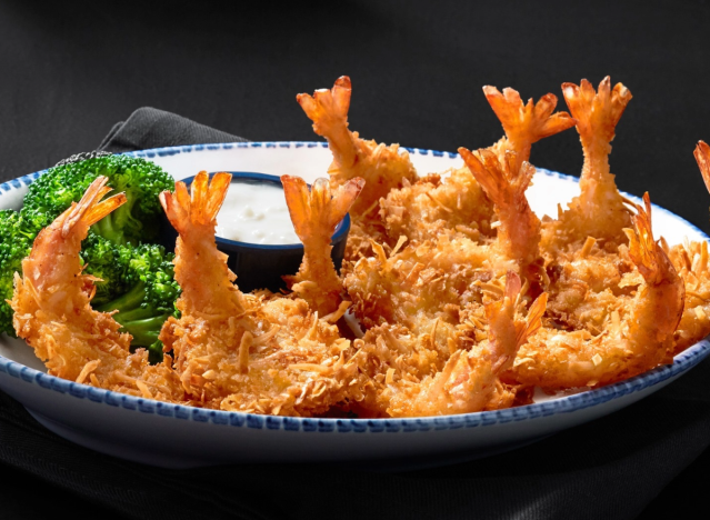 red lobster coconut shrimp dish