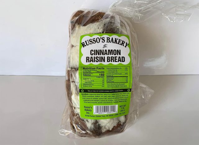 Russo's Bakery Cinnamon Raisin Bread