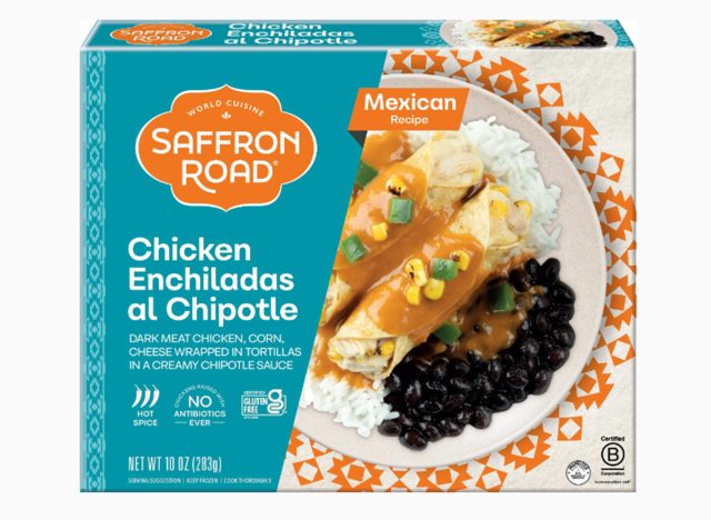 Saffron Loaded Chicken Enchiladas al Chipotle 